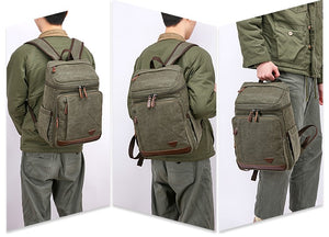 Slant Top Minimal Backpack